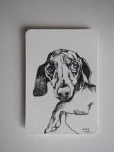 Load image into Gallery viewer, Bespoke puppy postcard