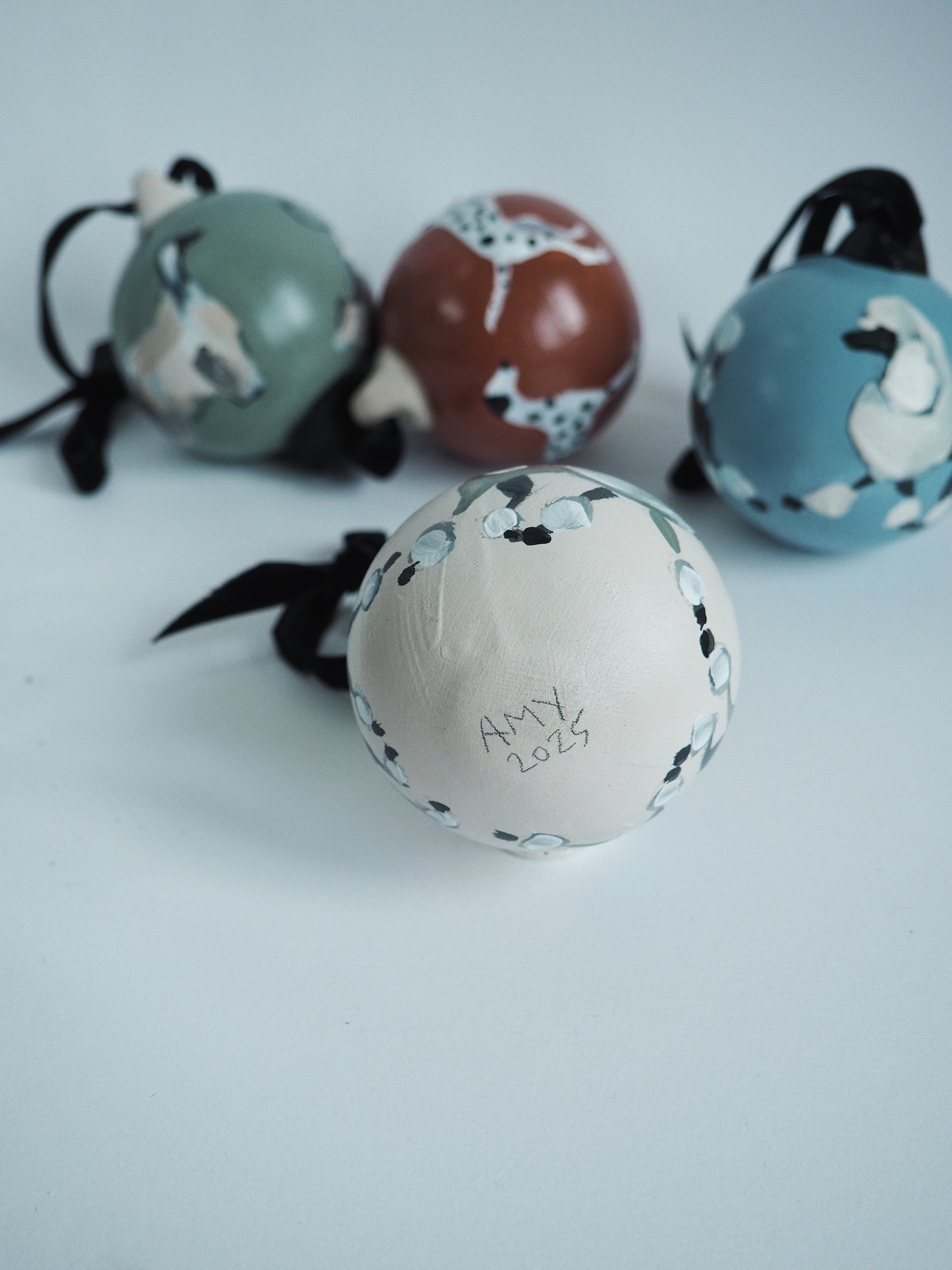 Bespoke dog portrait bauble