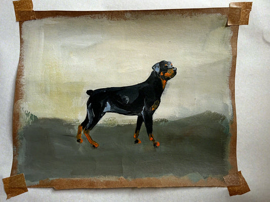 Rottweiler cigarette card ORIGINAL