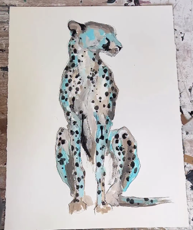 Cheetah/Macaw
