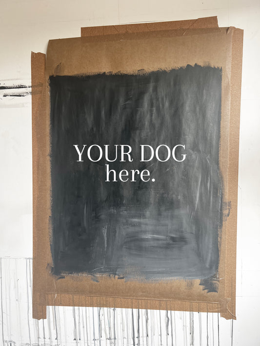 45.0x60.0cm portrait of your dog