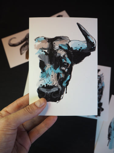 Postcard - Bull