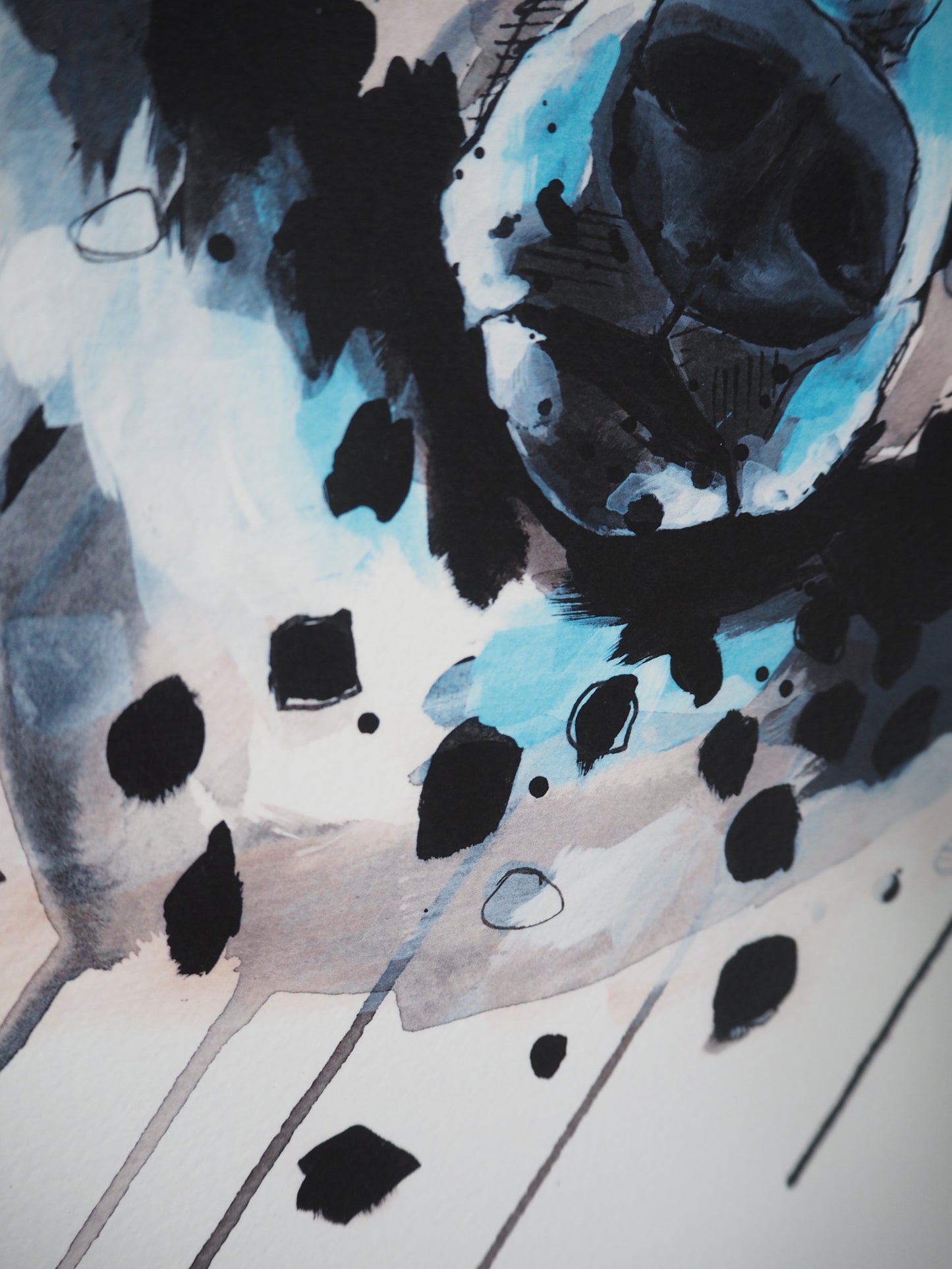 BEAR PRINT - hand finished and signed