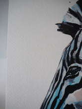 Load image into Gallery viewer, ZEBRA PRINT - hand finished and signed