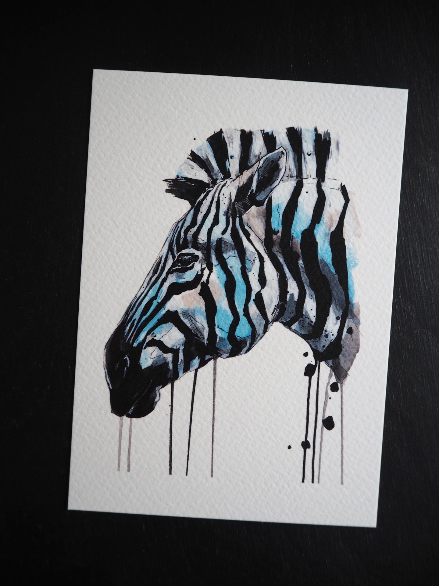 Postcard - Zebra